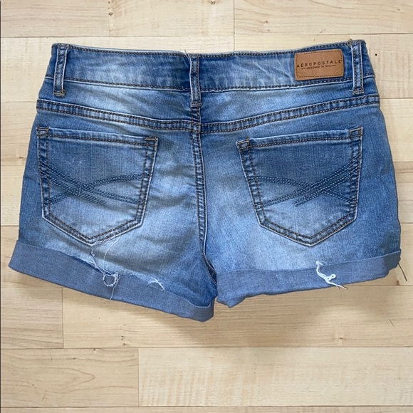 Light Wash Denim Shorts - Picture 2 of 2